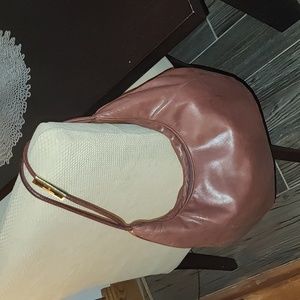 Trussardi Burgandy genuine leather shoulder bag. Excellent condition.